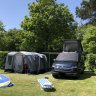 From tent to van